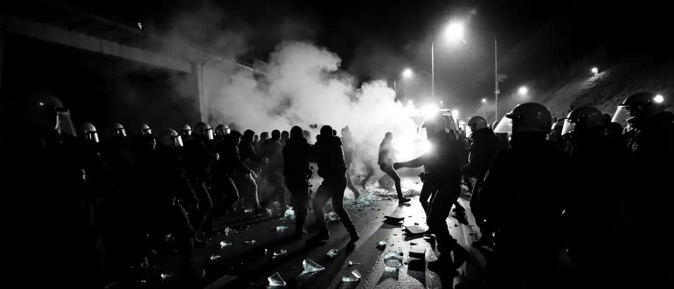 Бунт против магистрали: массовые беспорядки на севере Италии обернулись ранениями десятков полицейских