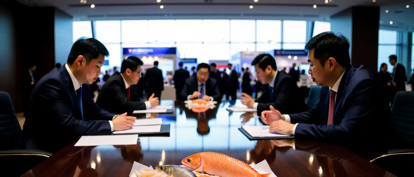 Представители Приморского края на выставке China Fisheries & Seafood Expo 2026 ведут переговоры с крупными импортерами из Китая