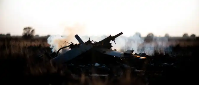Тень войны над Молдовой: обломки боевого беспилотника вызвали пожар в сельской местности