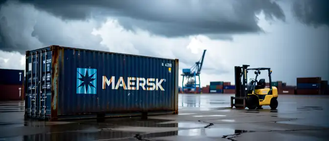 Логистический разрыв: Maersk прекращает операции с терминалом в Борисполе на фоне кризиса в портах